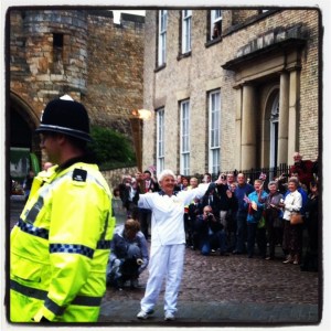 Torch Relay in Castle Square