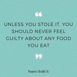 Food guilty quote